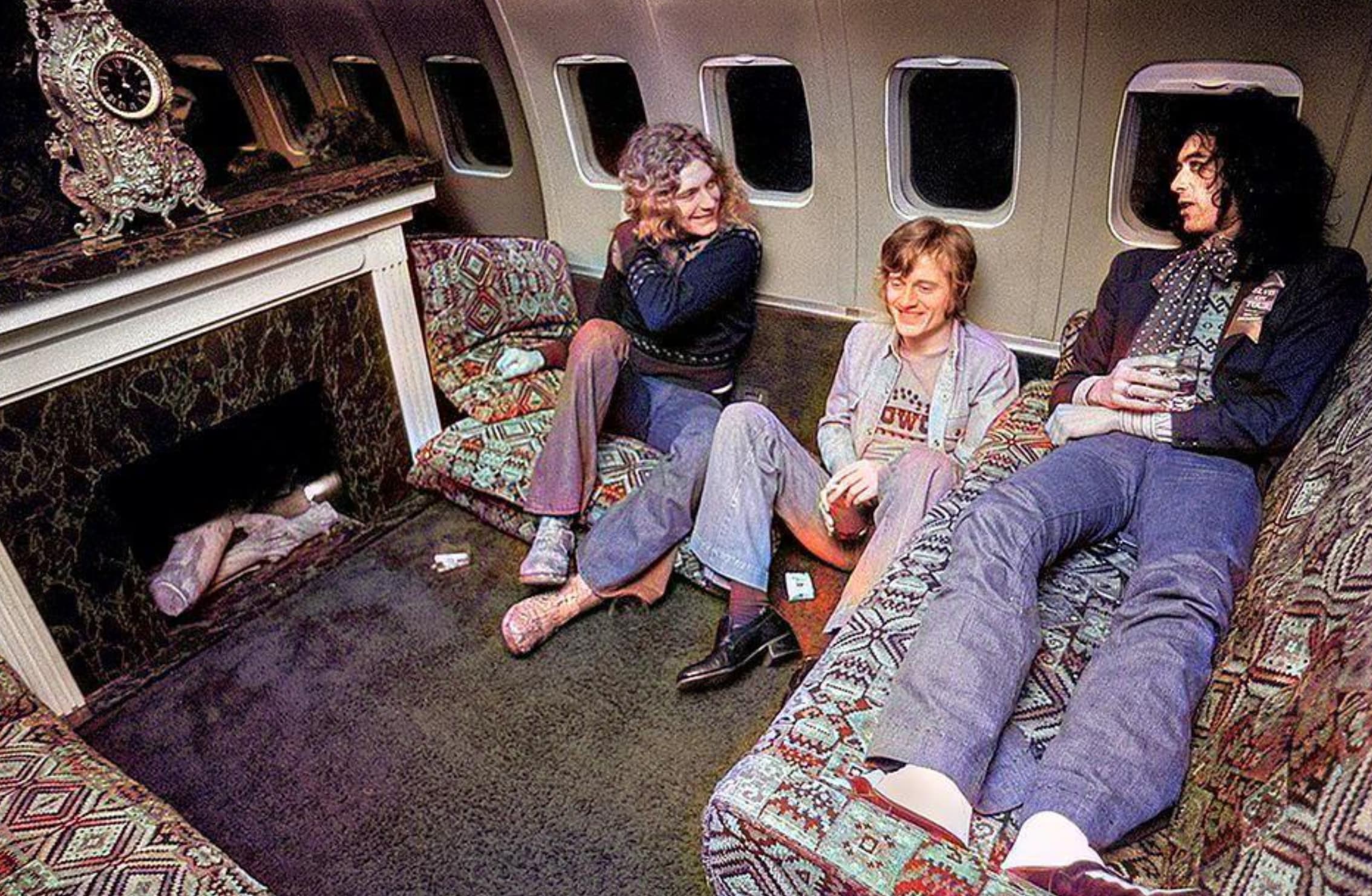 led zeppelin private jet